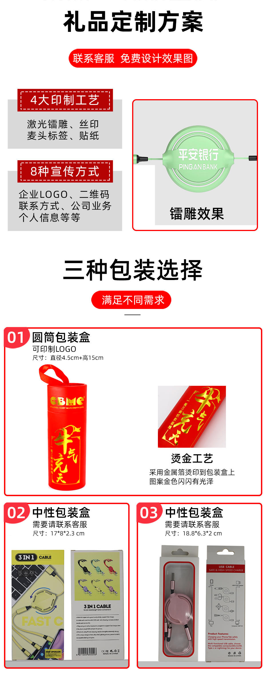 數(shù)據(jù)線禮品定制方案