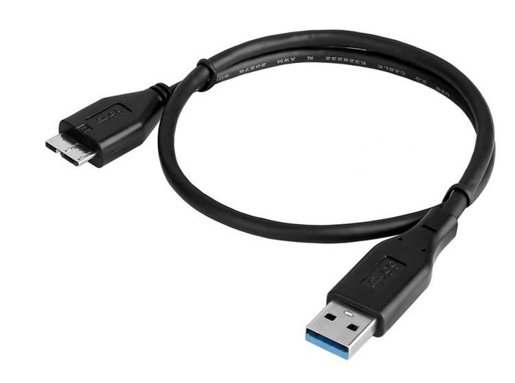 移動硬盤USB 3.0 Micro USB數(shù)據(jù)線，數(shù)據(jù)傳輸5Gbps